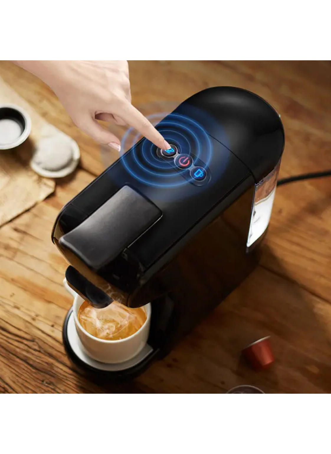 3 in 1 functionality coffee machine