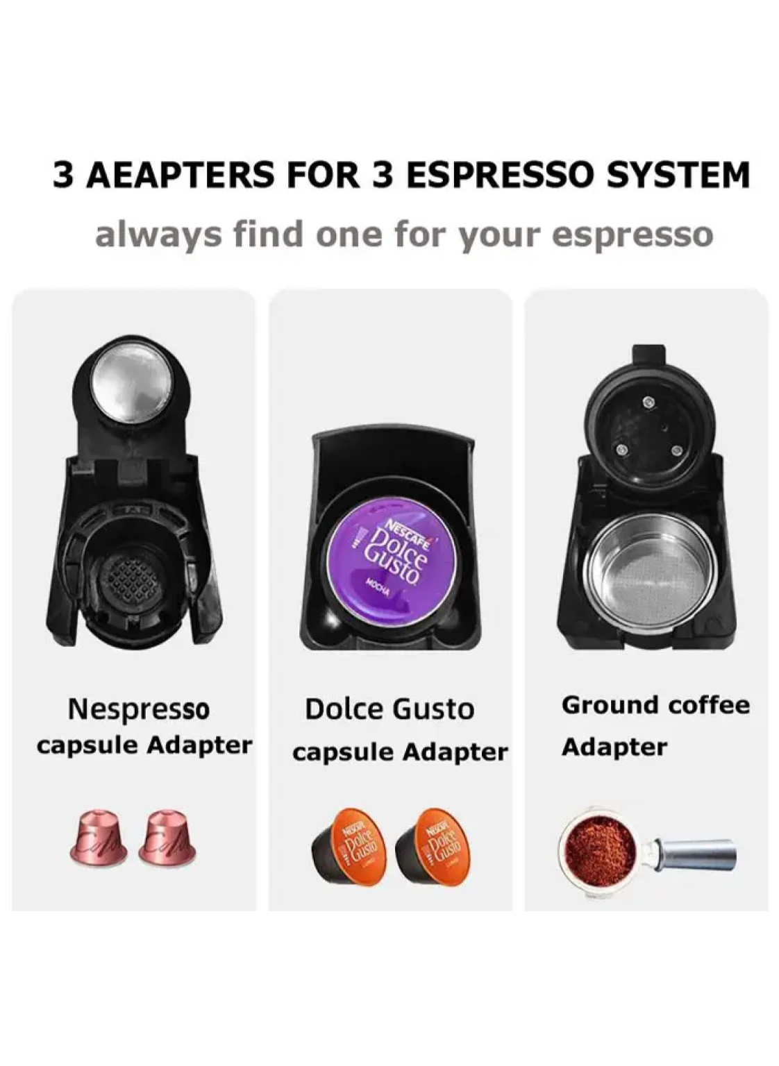 3 in 1 functionality coffee machine