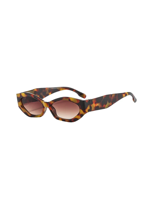 Leopard Polygonal Cat-eye