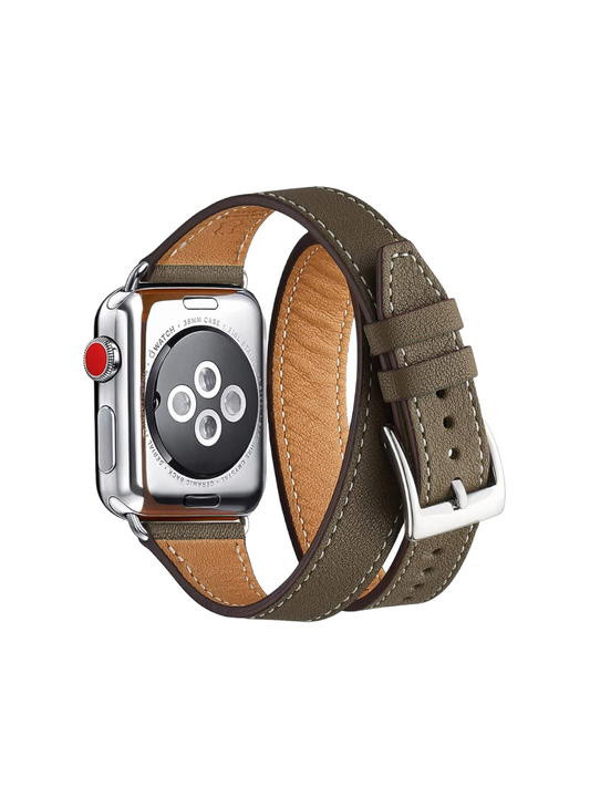 iWatch Double Loop Strap camel brown