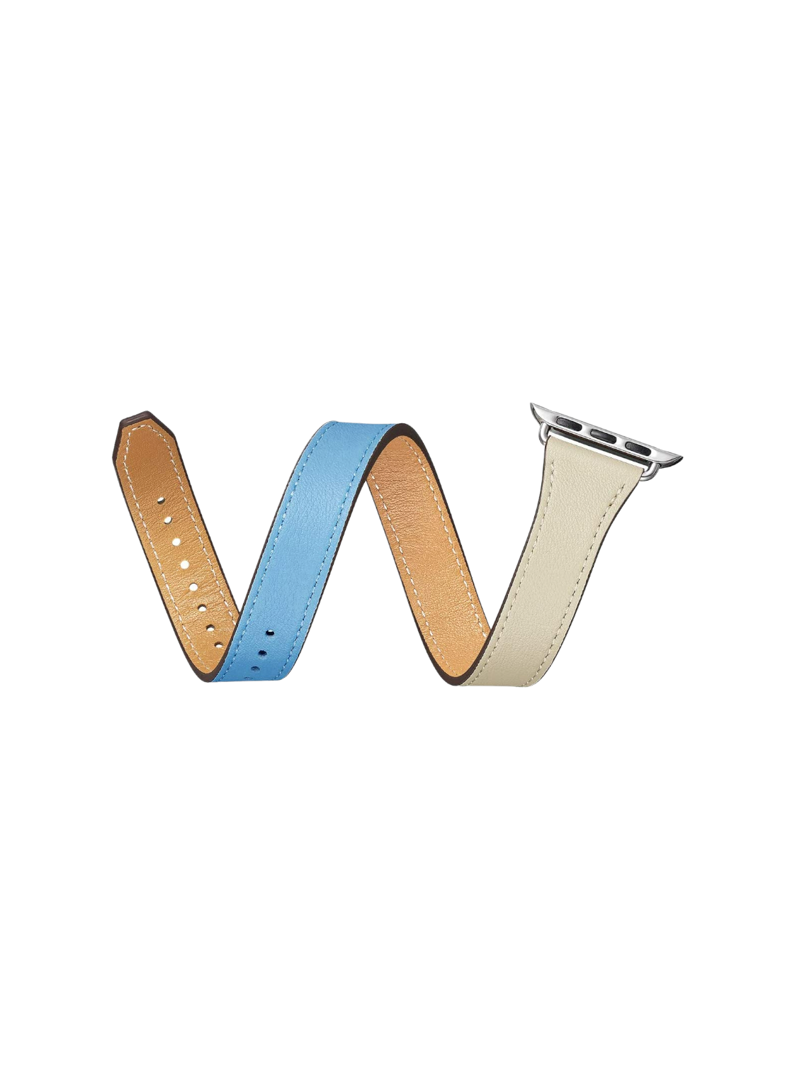 iWatch Double Loop Strap leather