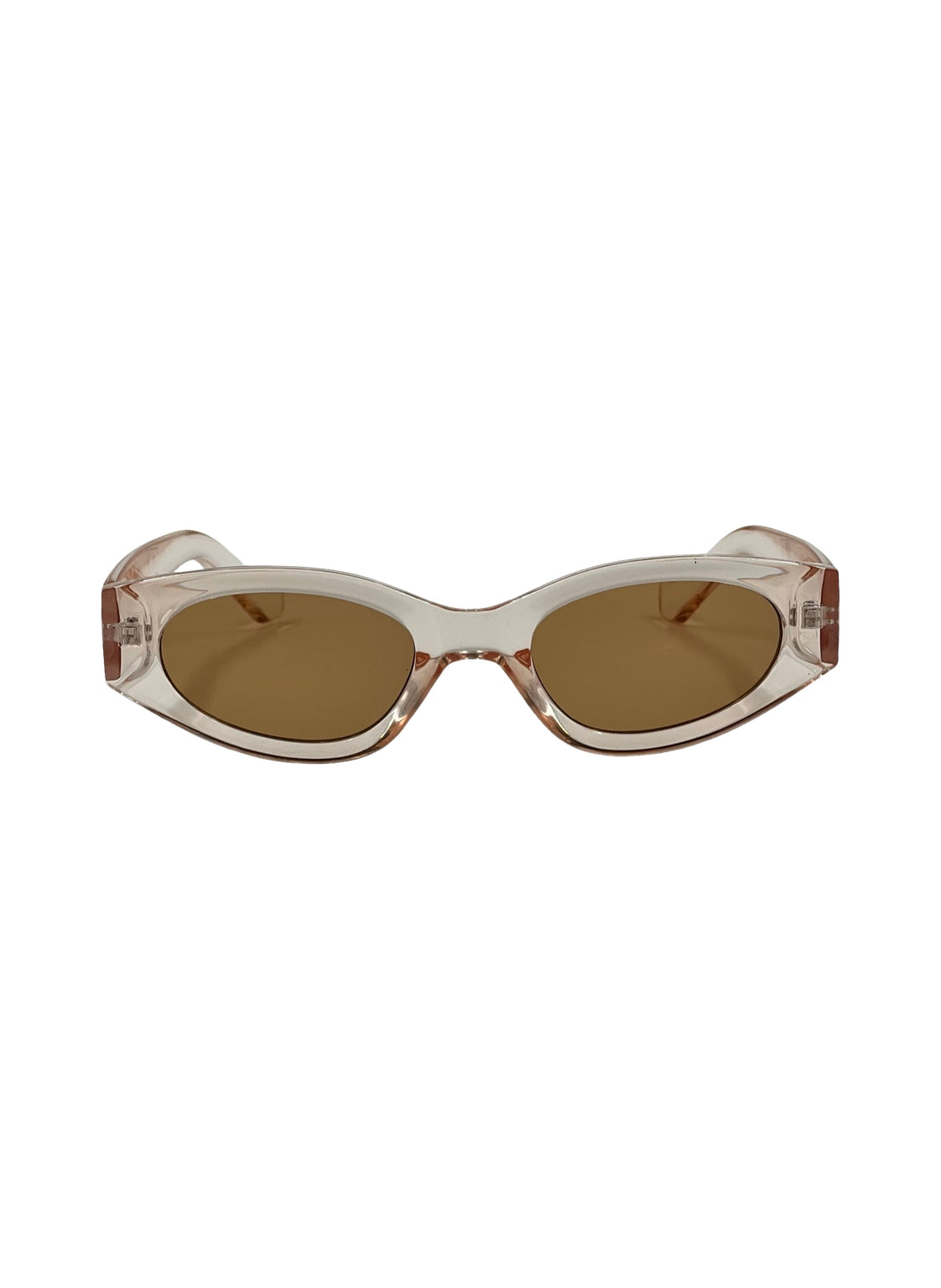 Clear Champagne Vintage Oval