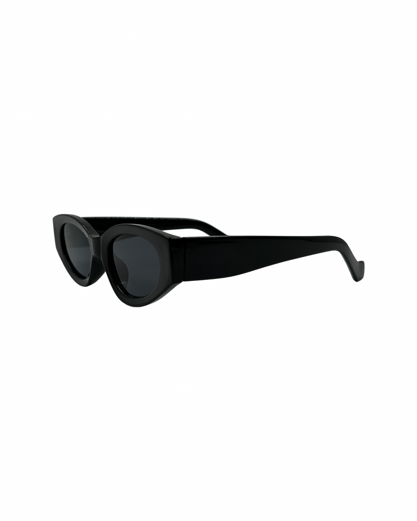 black vintage oval glasses for women