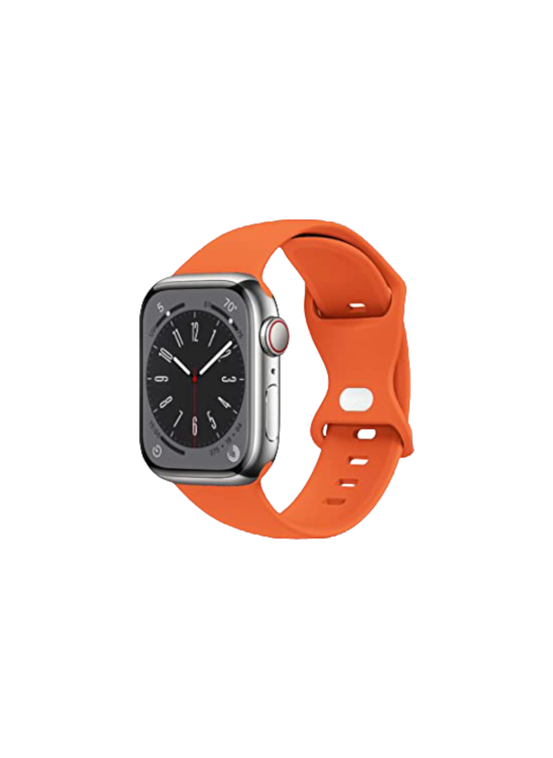 Orange Apple Silicon Sports Band