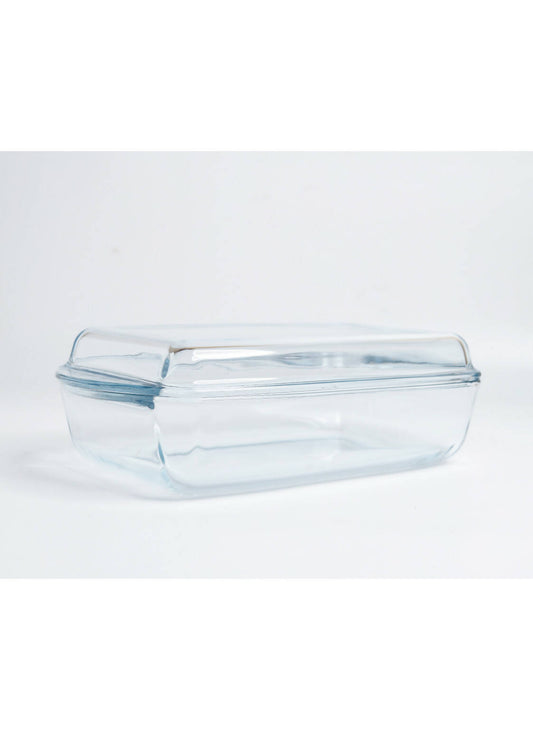 Birex Rectangular Gass with Glass Lid