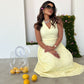 Yellow linen dress (4)