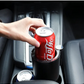 Car cooling and heating cup holder with LED temperature