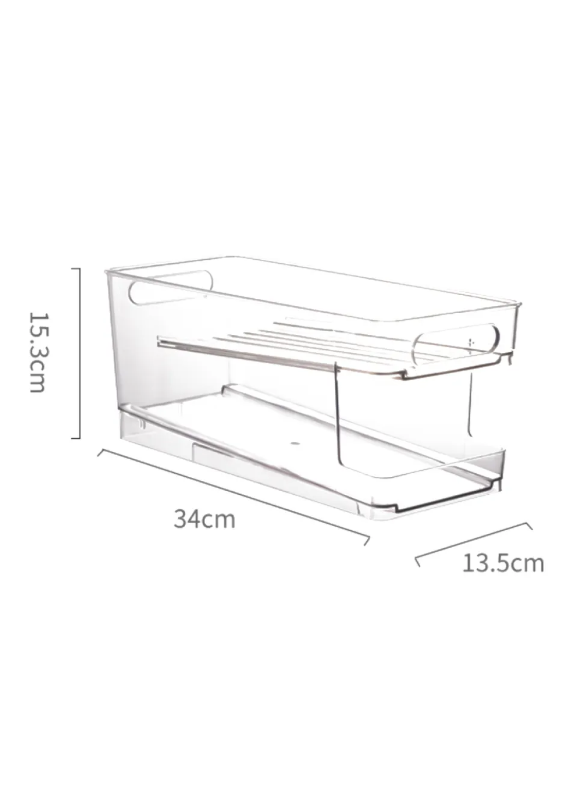 Double Layer Fridge Drink Shelf Can Dispenser