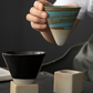 Funnel Ceramic coffee Cup