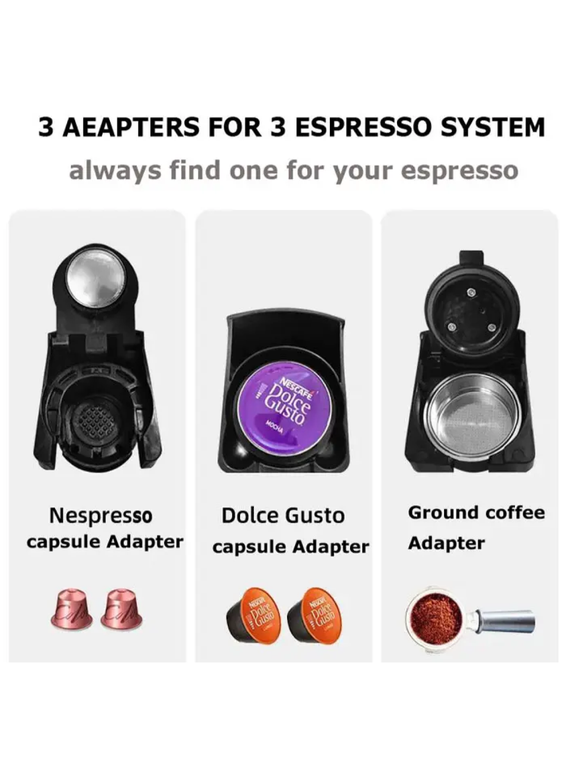 3 in 1 functionality coffee machine