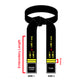 Customizable Taekwondo Adidas Black Belt 4cm Wide
