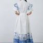 White x Blue Dress