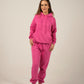 Hot Pink essential hooded set