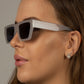 Jelly Gray Rectangle Sunglasses