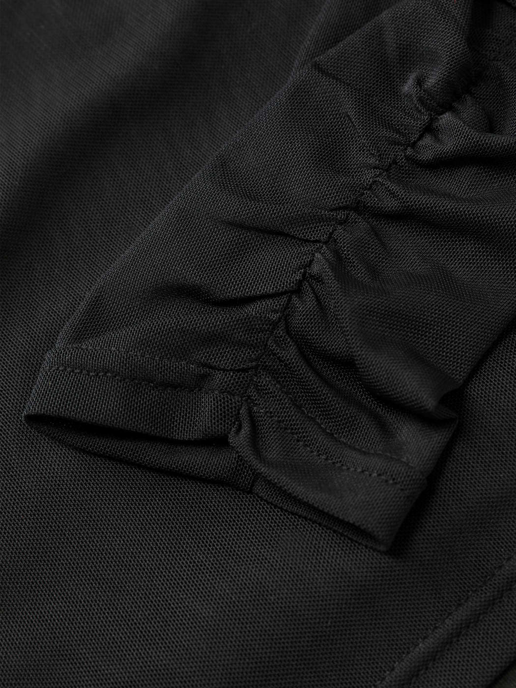 Hollow Out Voile Top details