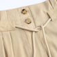 Solid Pleated Shorts details