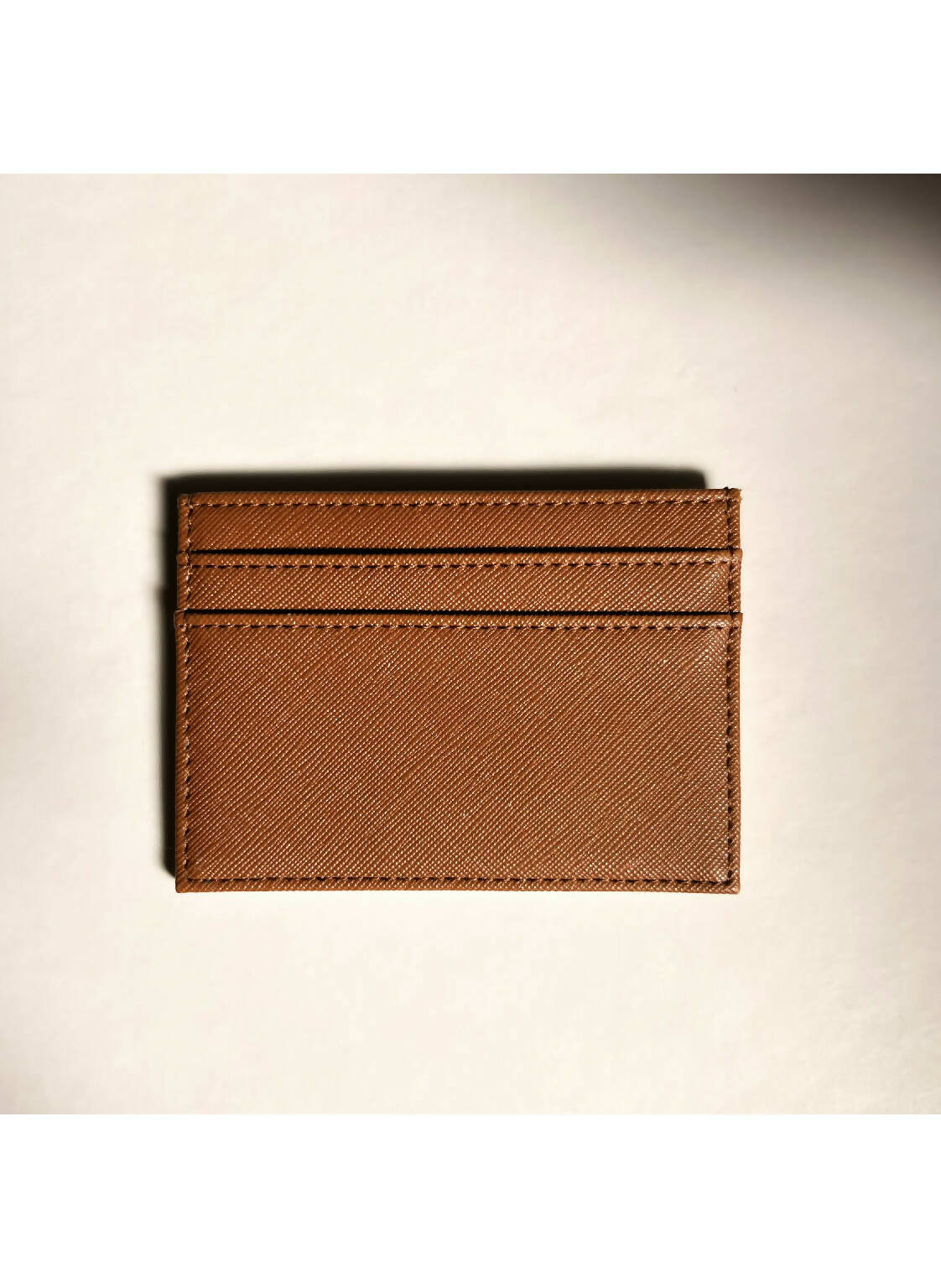 Customizable Card Holder - Brown