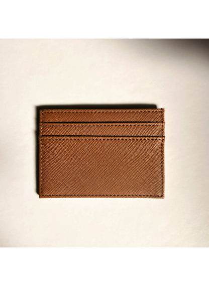 Customizable Card Holder - Brown