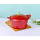 High quality red granite set with golden handles (4)