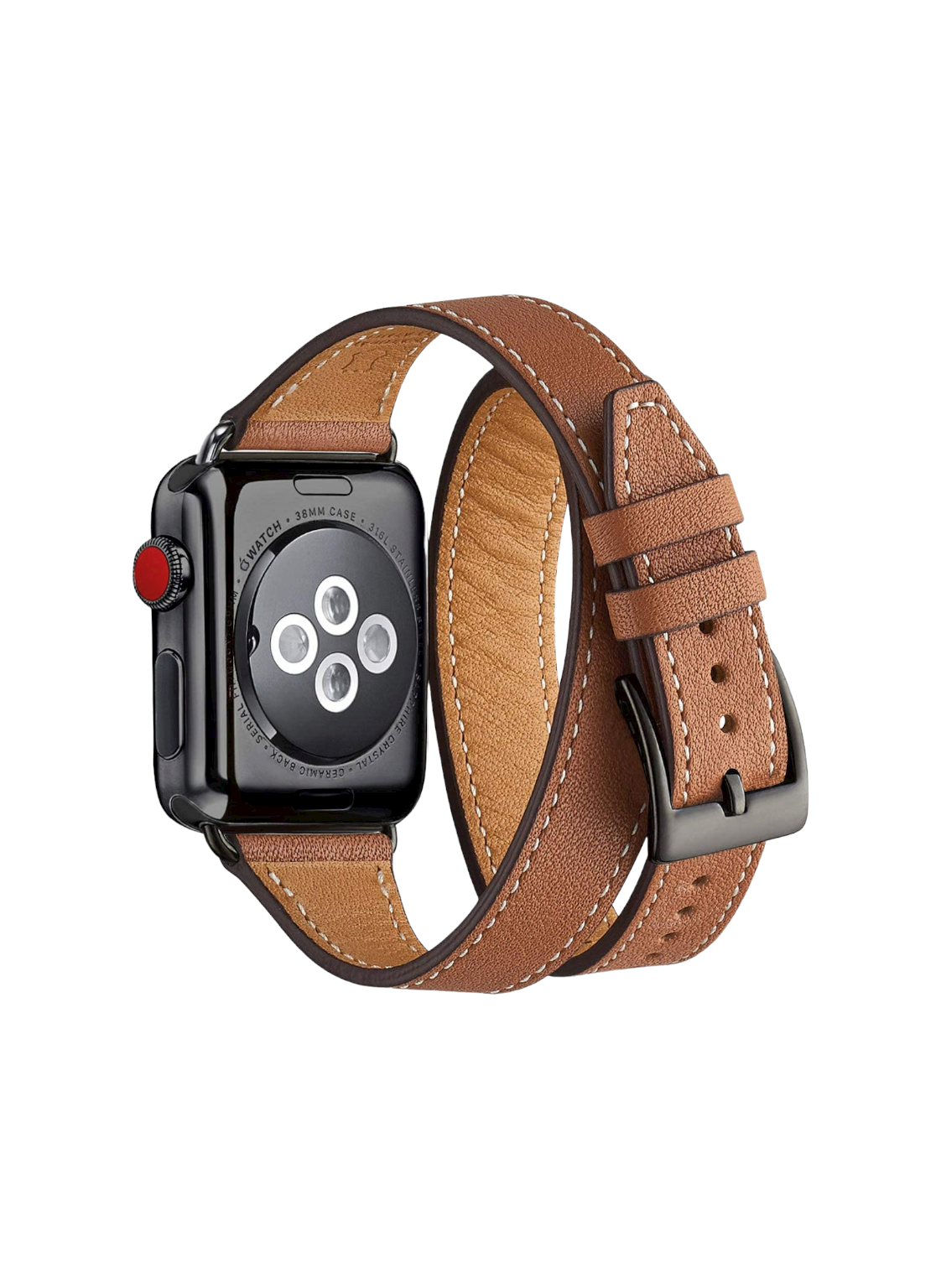 iWatch Double Loop Strap brown