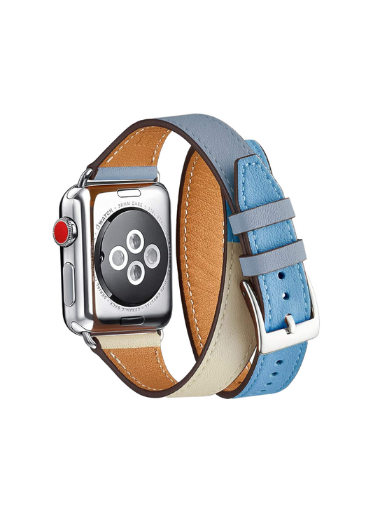 iWatch Double Loop Strap blue