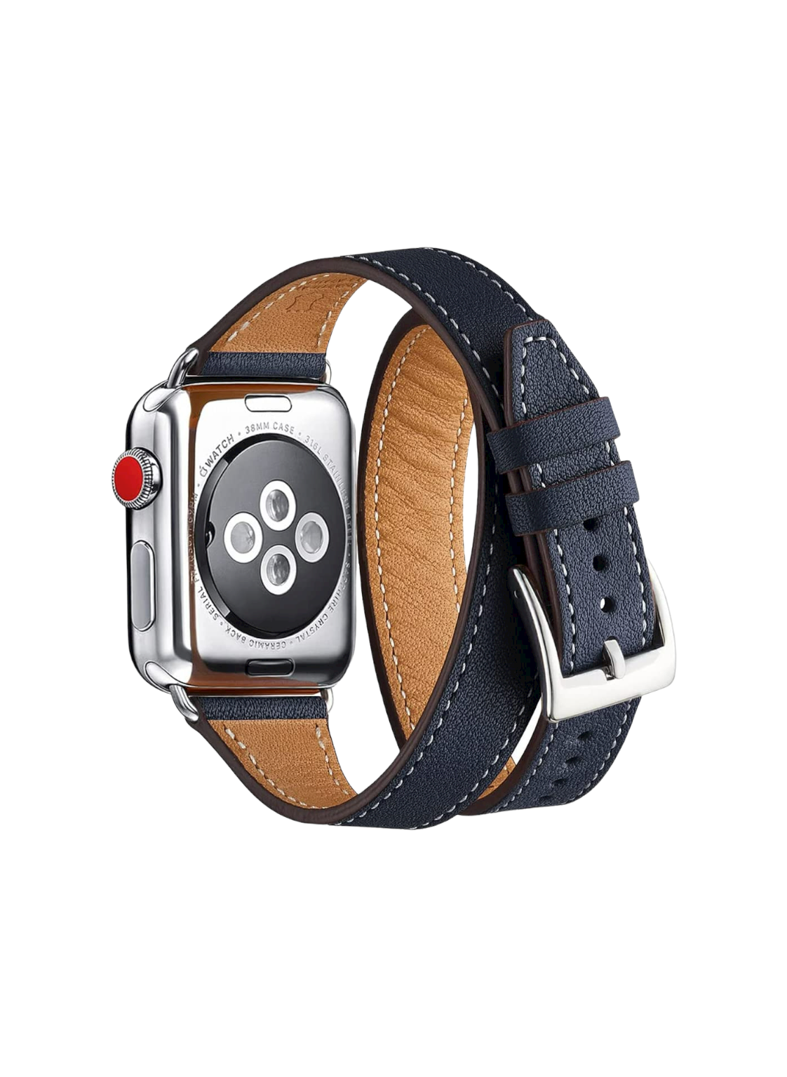 iWatch Double Loop Strap Navy Blue