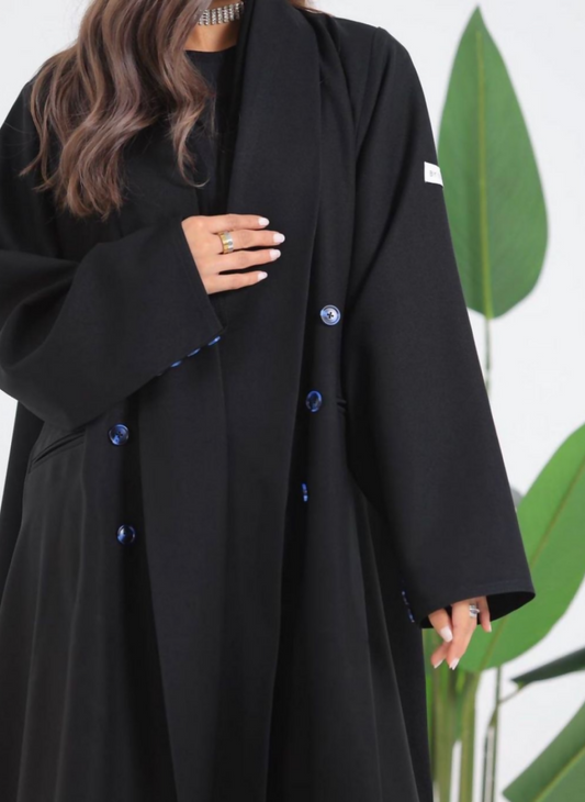 Buttoned Abaya