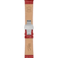 red leather apple watch strap