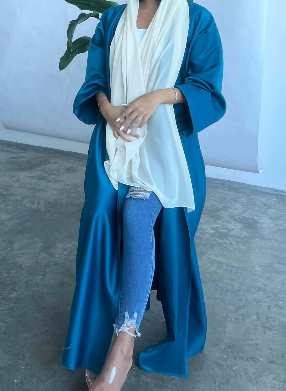 Blue Abaya