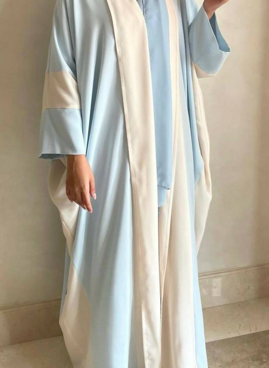 Double Color Abaya - عباية نسائية
