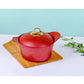 High quality red granite set with golden handles (1)