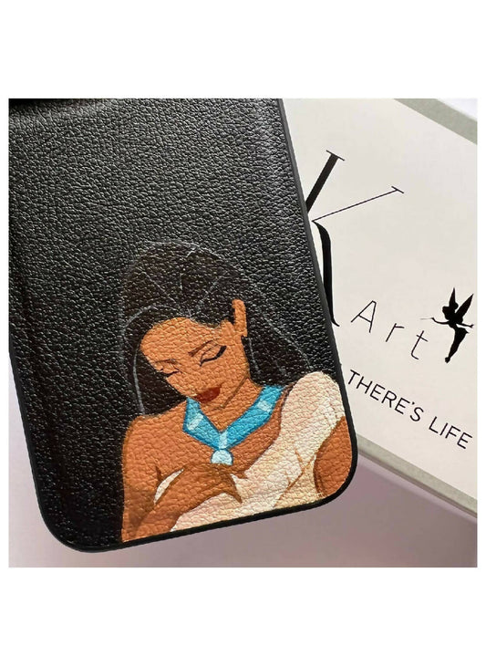 Pocahontas iPhone Case - Black