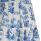 Toile de Jouy Bow Mini Dress details