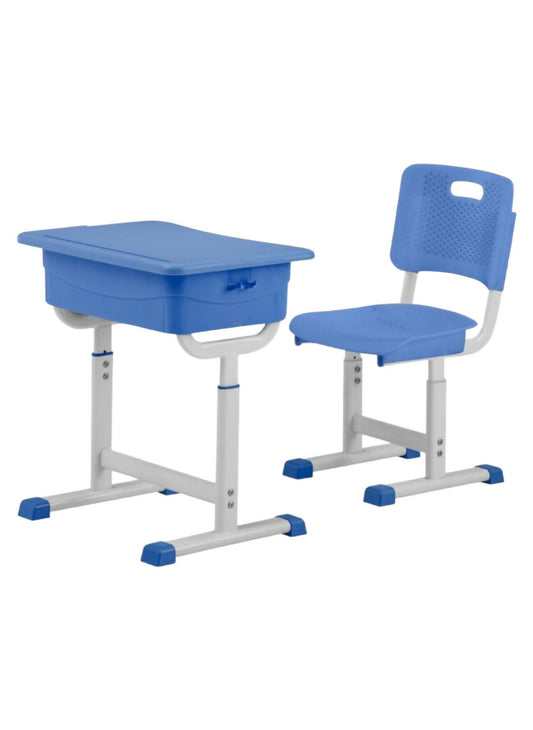 Plastic Single Desk and Chair
