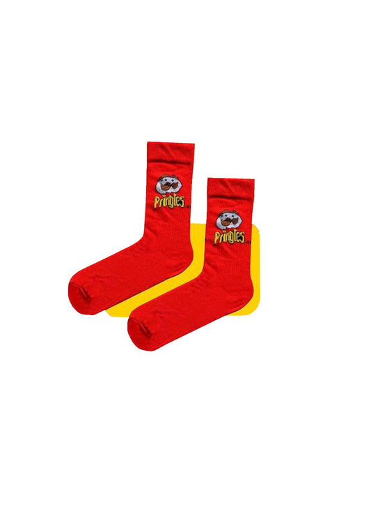 Pringles Socks Red
