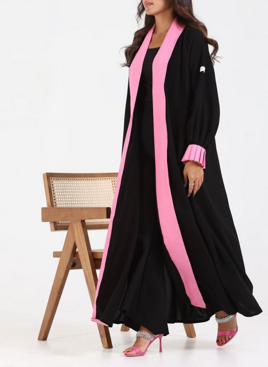 Black x Pink Abaya
