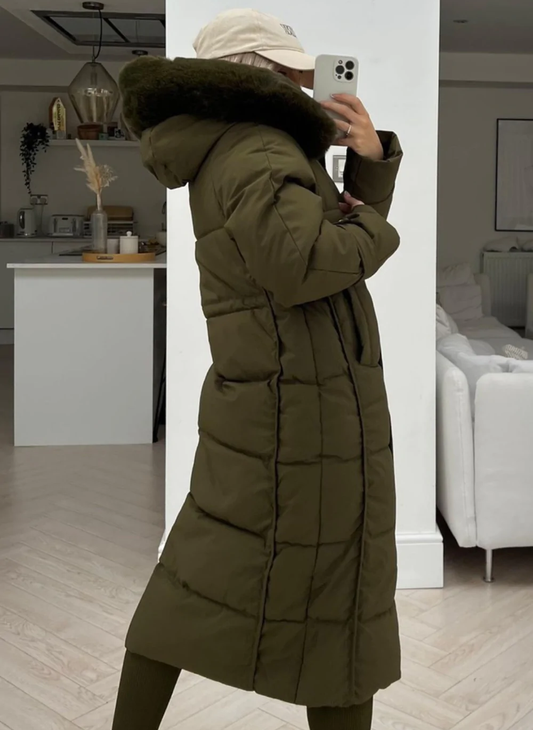Hoodie Duvet Coat for women