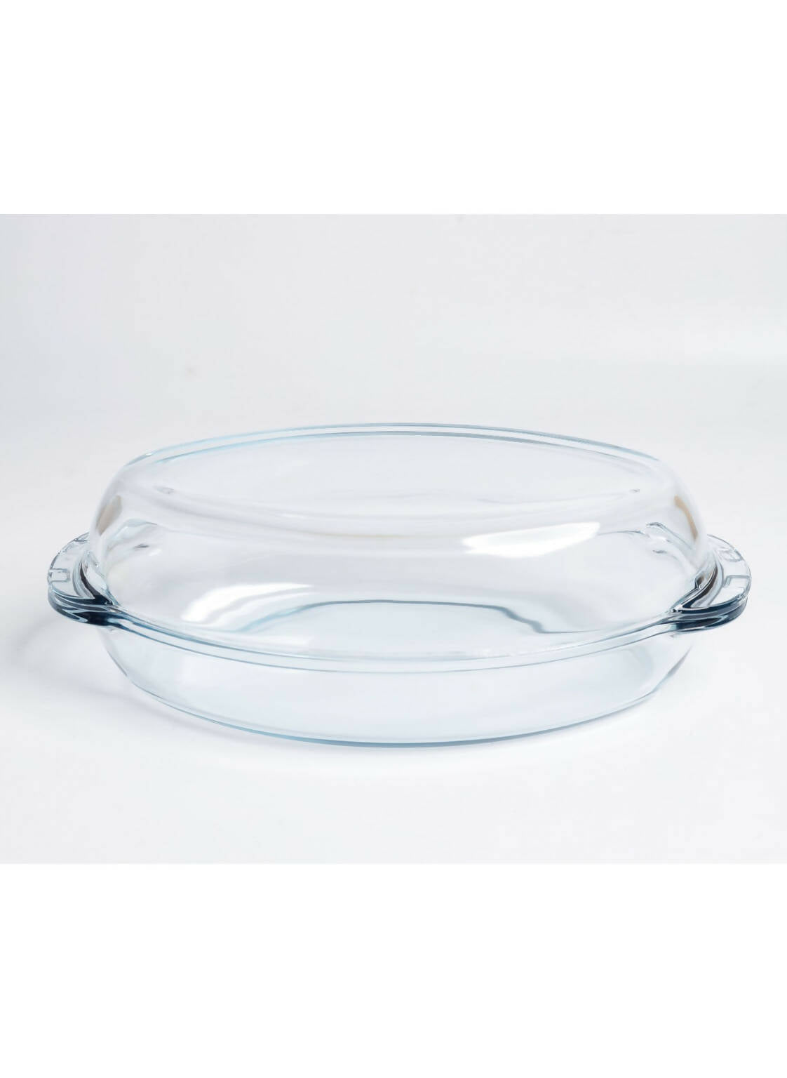 Birex Oval Glass With Glass Lid