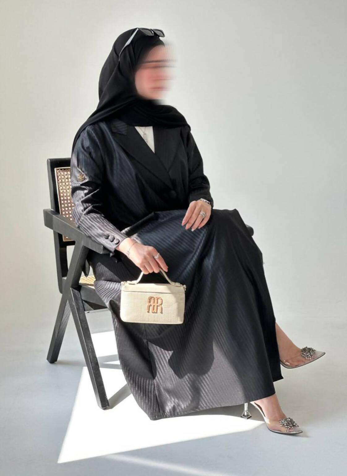 Black blazer abaya