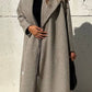 Gray Fur Abaya