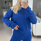 Gracie blue roll neck flared loungeset
