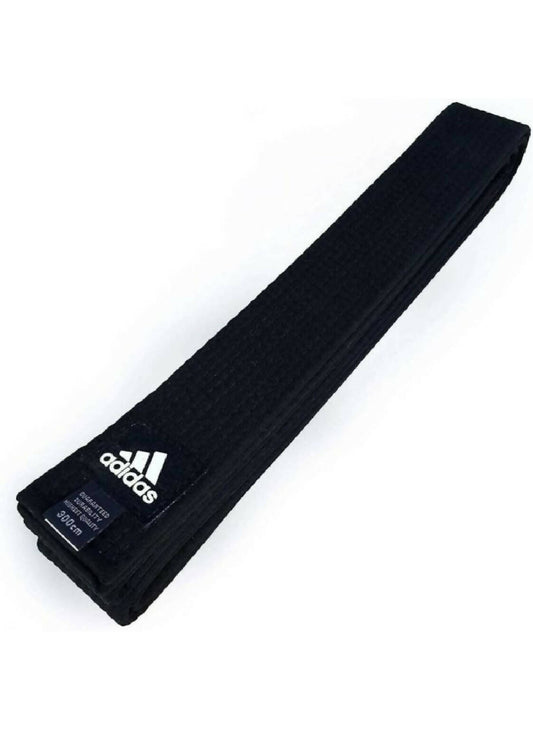 Taekwondo Adidas Black Belt 4cm Wide