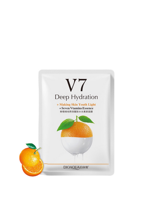 Youth toning vitamins facial masks - Orange