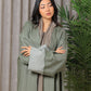 Two Colored Linen Abaya