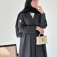Black blazer abaya (1)