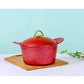 High quality red granite set with golden handles (2)