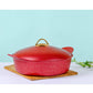 High quality red granite set with golden handles (5)