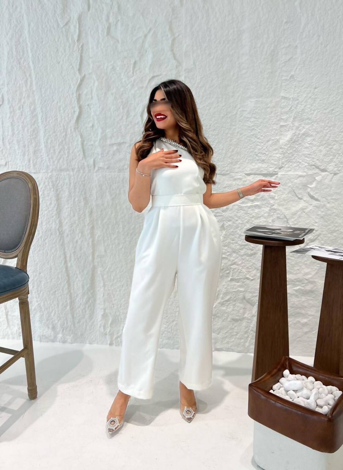 White Jumpsuit Only