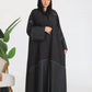 Casual Abaya with Light Beads Embroidery