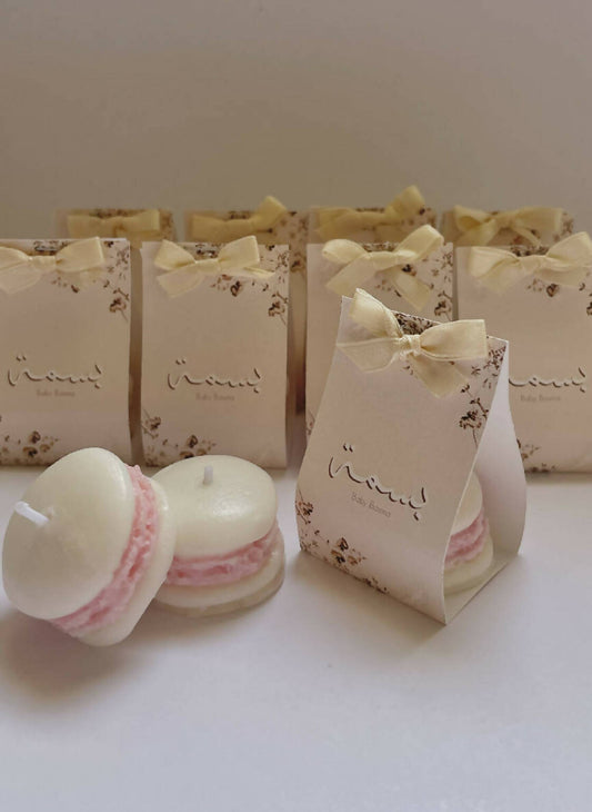 Macaron Scented Candle with Packaging